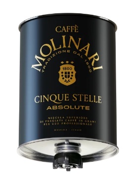 Caffé Molinari Cinque Stelle Club 100% Arabika