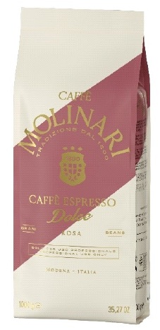 Caffé Molinari DOLCE coffee beans (Rosa)
